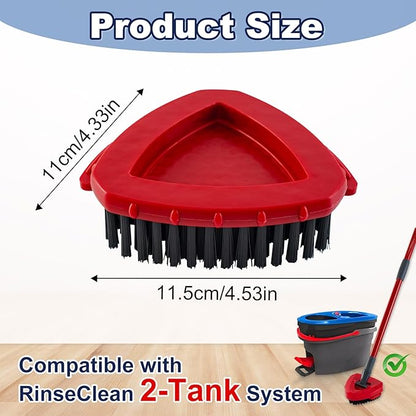 Scrubber Mop Head for Ocedar, Upgrade Scrub Brush for Ocedar, Spin Mop Scrub