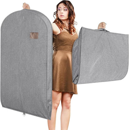 Univivi Garment Bags for Hanging Clothes, 43 Inch Suit Cover Bags for Closet