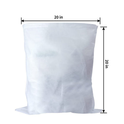 100 Pack Cold Brew Coffee Filters, 20" X 20" Commercial Cold Brew Filters, Filter Bag for Brew Up To 5 LBS Coffee, 5 Gallon Coffee Filter