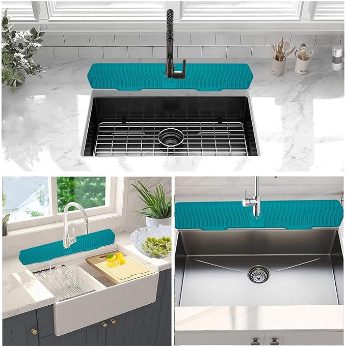 30 Inch Sink Splash Guard, Large Size Kitchen Sink Splash Guard, Longer