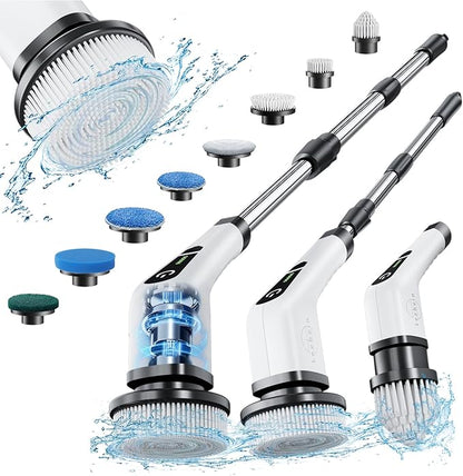 Leebein Electric Spin Scrubber, Cordless Cleaning Brush
