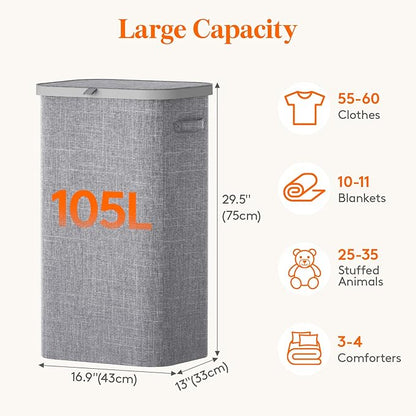 Lifewit 105L Large Laundry Basket