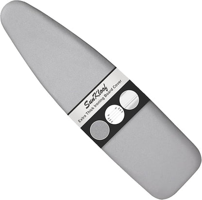 Ironing Board Cover and Pad 15"x54" Extra Thick Natural Cotton, Scorch and