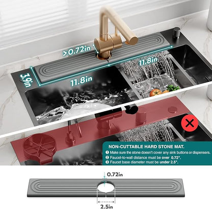 Kitchen Faucet Absorbent Mat