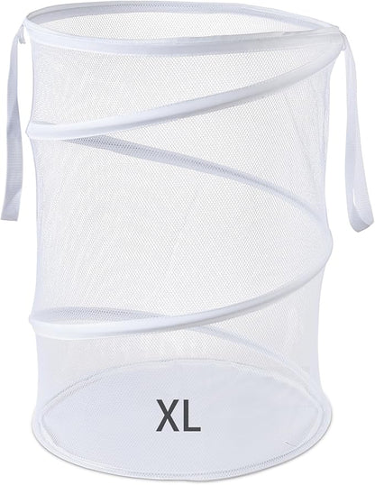 Seiritex Mesh Popup Laundry Hamper 115L Collapsible Laundry Basket Extra Large