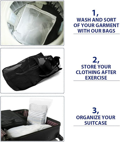 TENRAI Delicates Laundry Bags, Bra Fine Mesh Wash Bag