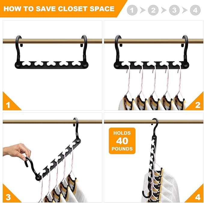 12-Pack-Closet-Organizers-and-Storage, Clothes-Organizer-Hangers