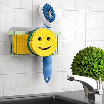 Sponge Holder Smiley Face, Sink Caddy, Sink Organizer