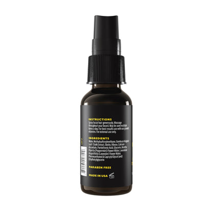 Beard Club - Beard Growth Serum with Natural Castor, Coconut and Avocado to Grow a Thicker, Fuller Beard, Fill in Patches and Stimulate Healthier Facial Hair Growth