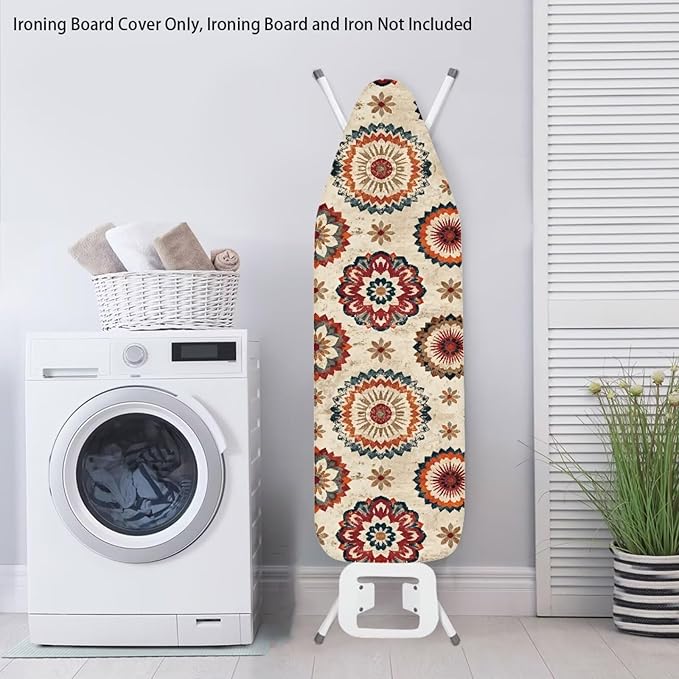 Bohemian Ironing Board Cover Soft Stain Resistant Ironing Board Cover Universal