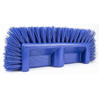 SPARTA Multi-Level Tile Scrub Brush 12" Wide Brush Head, Heavy-Duty Tile