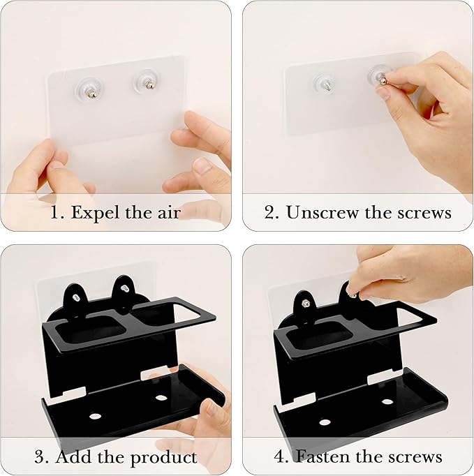 Electric Toothbrush Holder Wall Mounted, Electric Toothbrush Cord Organizer