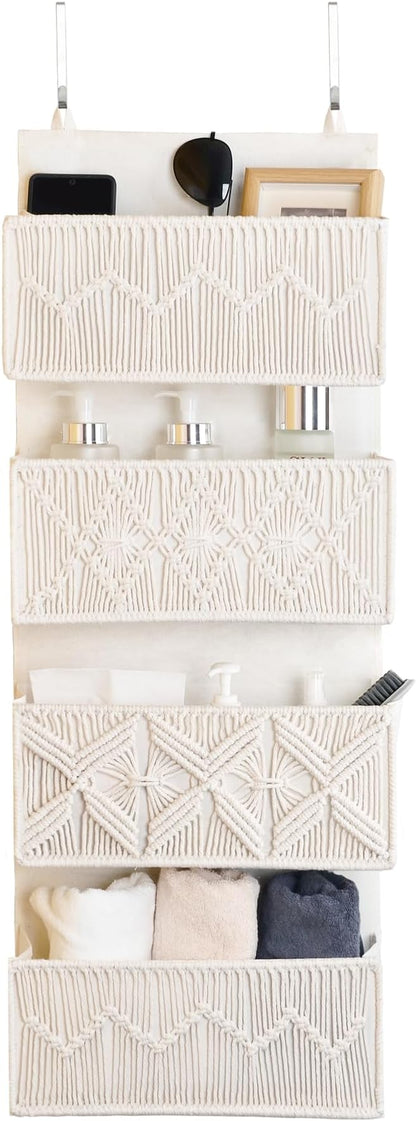 Over the Door Organizer Macrame Boho Nursery Storage