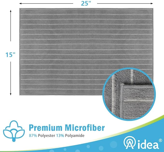 AIDEA Microfiber Kitchen Towels-8Pack, Microfiber Dish Towels, Soft Absorbent