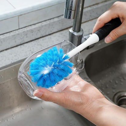 Dish Brush Set of 3 with Water Bottle Brush, Dish Scrub Brush and Scrubber Brush