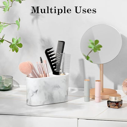 Luxspire Toothbrush Holder, 2 Slots Toothbrush and Toothpaste Holdersfor