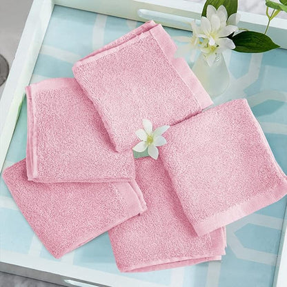 Yoofoss Washcloths Towel Set 10 Pack Baby Rayon Derived from Bamboo Wash Cloth