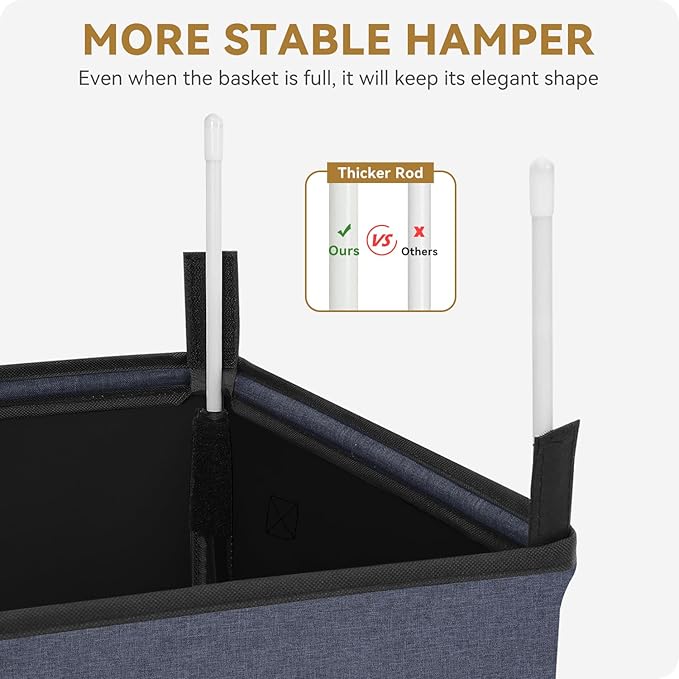 SOLEDI Slim Laundry Hamper
