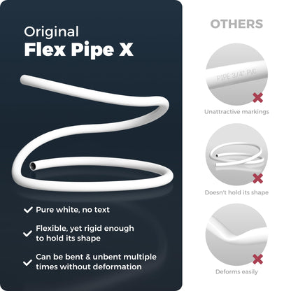 32ft 20mm Original Flexible Pipe for crafts, Extra Durable design, Tube Pipe for Fake Flowers, Prop Building, Balloon Arches, Stem Tubing for Floral Wedding Decor, DIY Arts & Craft