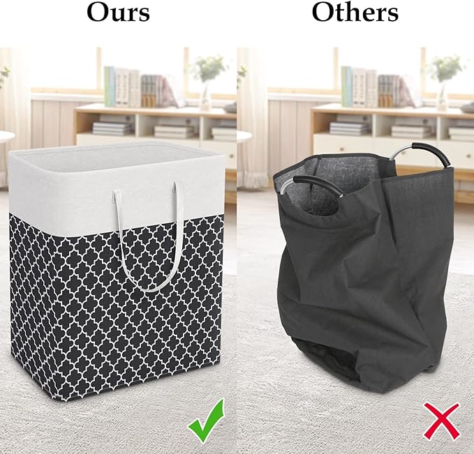 StorageRight Laundry Basket Hamper Large Collapsible Laundry Hamper