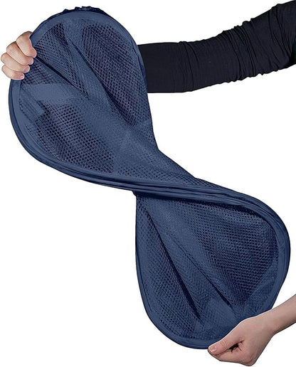 Pop up Laundry Hamper, Foldable Mesh Clothes Hamper