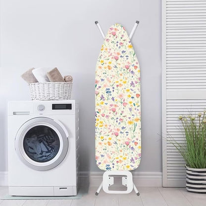 Ditsy Floral Ironing Board Cover 15 x 54 Inch, Colorful Flower Standard Ironing