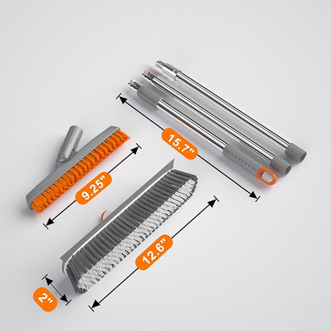 Heavy Duty Floor Scrub Brush and Grout Cleaner Tool