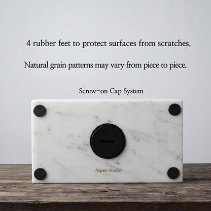 Aspen Studio AspenStudio Carrara Marble Real Urn Genuine Marble Urn for Human Adult Cremation Ashes Decorative urn