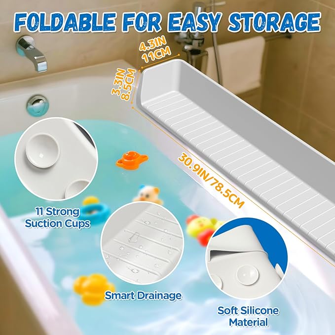 Splash Guard for Bathtub Kids