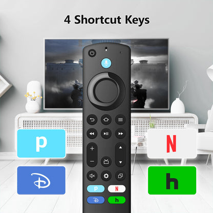 Replacement Voice Remote for All Series,Stick 4K/4k Max(1st/2nd Gen),Stick(2nd/3rd Gen)/Lite/HD,TV Cube,for Omni,Insignia,Pioneer Smart TVs
