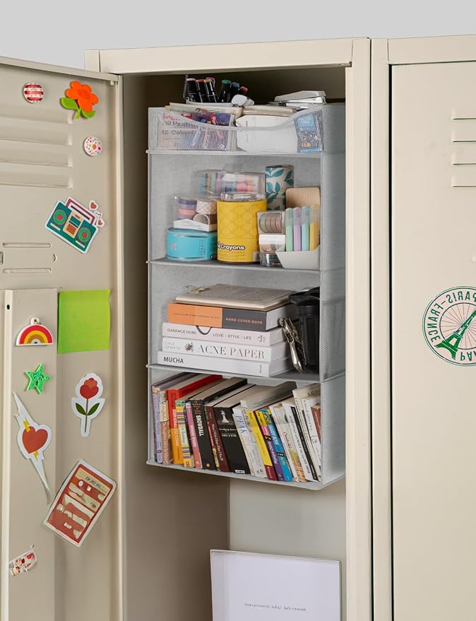 StorageWorks Hanging Closet Organizer, 3-Shelf Hanging Closet Shelves