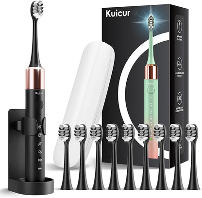 Sonic Electric Toothbrush for Adults and Kids, Comes