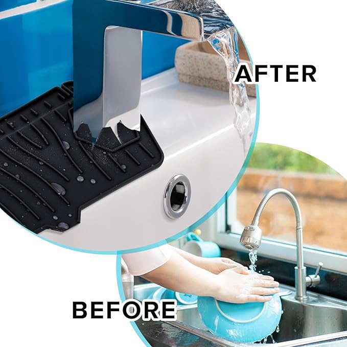Silicone Sink Splash Guard Kitchen Splash Guard