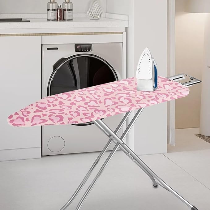 Pink Leopard Ironing Board Cover Table top Ironing Board Cover Full Size Scorch