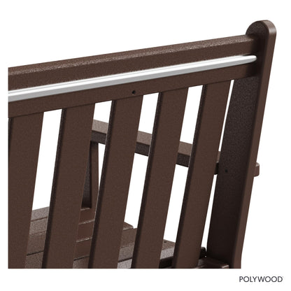 POLYWOOD GNB60MA Vineyard 60" Bench, Mahogany