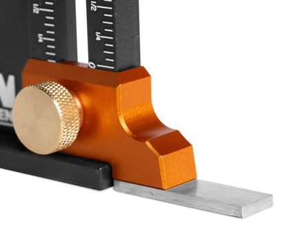 WEN 2-Inch Dual-Scale Tool Setup and Height Gauge for Band Saws, Table Saws, Router Tables, and Woodworking Equipment (ME522G)