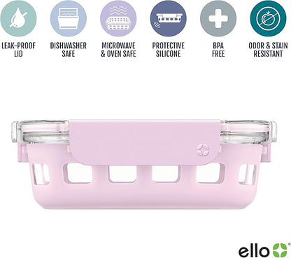 Ello Duraglass Meal Prep Container- Glass Food Storage Container