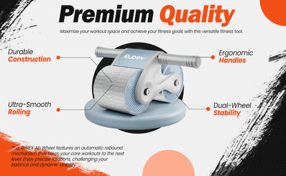 Ab Roller Wheel Ab Workout Equipment Ab Exercise Equipment Workout Equipment Home Gym Equipment Ab Machine for Men Women for Abdominal & Core Strength Training