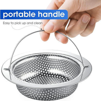 2 Pack 4.5" Kitchen Sink Strainer