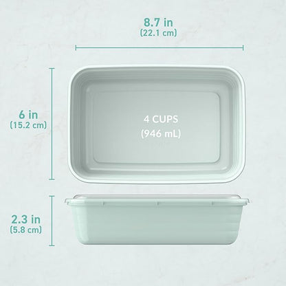 Bentgo Prep - 20-Piece 1-Compartment Reusable Meal Prep Containers