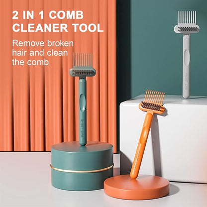 RHOS 2-in-1 Hair Brush Cleaner and Comb Remover Rake