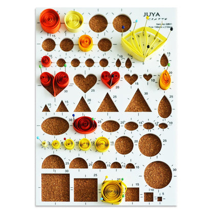 JUYA Paper Quilling Kits with 30 Colors 600 Strips and 8 Tools (Paper Width:3mm, Blue Tools)