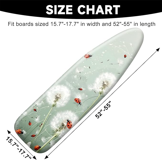 Quick Install Ironing Board Cover 17" x 55" Ironing Board Cover