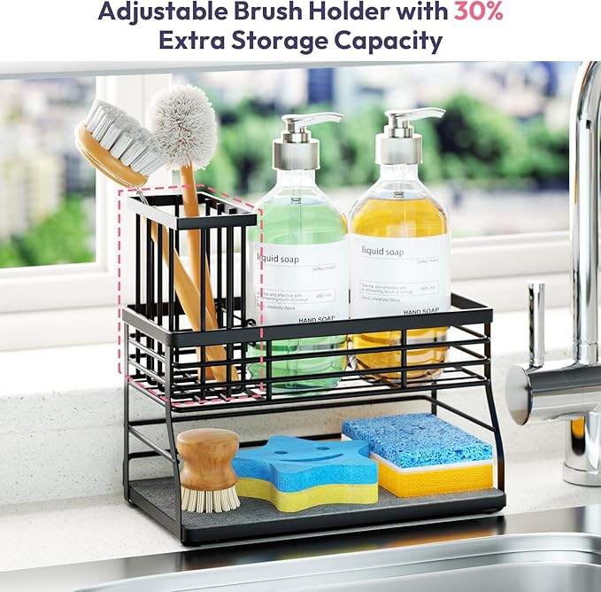 SWTYMIKI Sponge Holder for Kitchen Sink