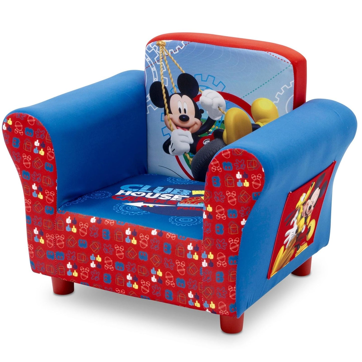Delta Children Upholstered Chair, Disney Mickey Mouse