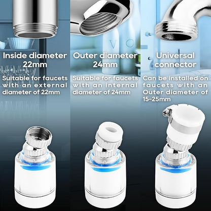 Rotating Faucet Extender Sink Aerator, Sink Filter Water Faucet, 360 ° Faucet