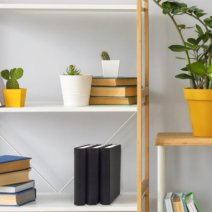 AuldHome Design Faux Book Stack (Black, Set of 3); Decorative Books for DIY Crafts and Home Decor