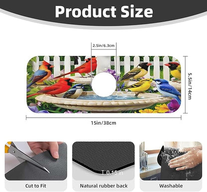 Bird Kitchen sink faucet pad, strong water absorption, anti slip, very suitable
