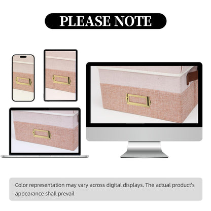 Vienrose Greeting Card Organizer Box with 20 Removable Dividers, 84 Self-Adhesive Labels, Foldable Storage Box Great for Greeting Cards, Photos, Envelopes, Stickers, Postcards Light Pink&Lotus