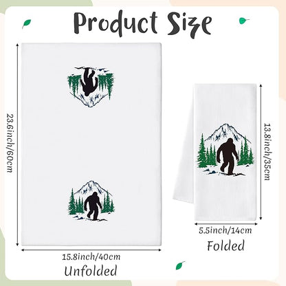 GROBRO7 Funny Gorillas Hand Towel